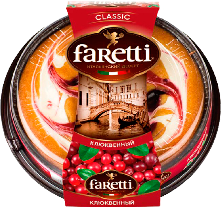 Торт Faretti Classic «Клюквенный» - фото 1